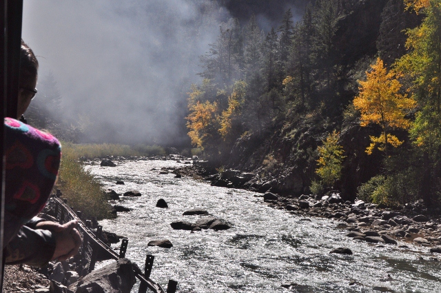 the scenery along the Animas River